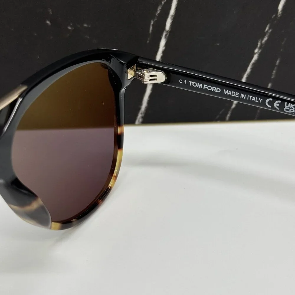 NEW TOM FORD DAMIAN-02 TF1098 05A BLACK UNISEX SUNGLASSES TOM FORD FT1098 05A